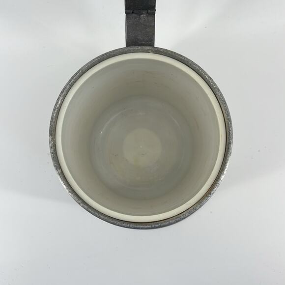 Vintage Seymour Mann mid-Century Modern Pewtertone ice bucket mug stein - Picture 5 of 6